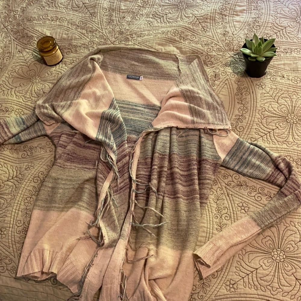 Earthbound Striped Cardigan